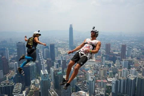 Base Jumpers Stock Photos