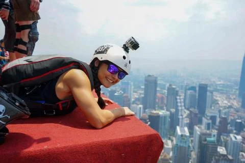 Base Jumpers Stock Photos