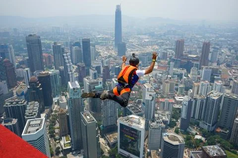 Base Jumpers Stock Photos