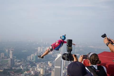 Base Jumpers Stock Photos