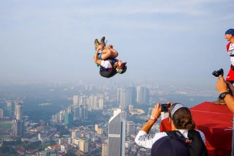 Base Jumpers Stock Photos
