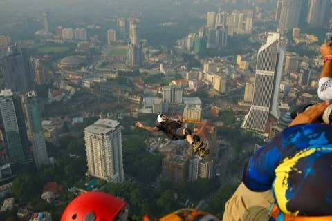 Base Jumpers Stock Photos