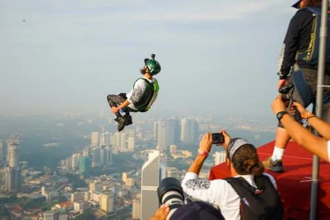 Base Jumpers Stock Photos