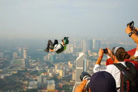 Base Jumpers Stock Photos