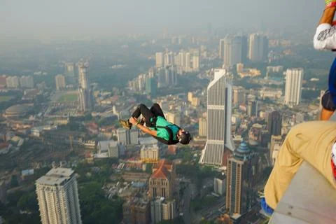 Base Jumpers Stock Photos