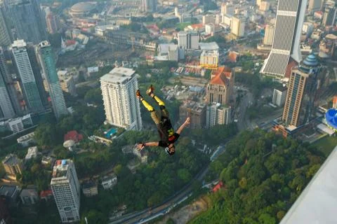 Base Jumpers Stock Photos