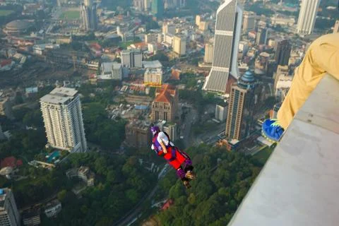 Base Jumpers Stock Photos