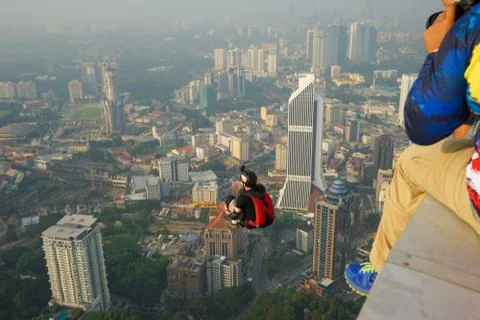 Base Jumpers Stock Photos