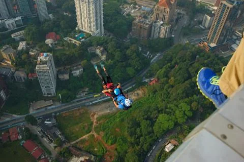 Base Jumpers Stock Photos