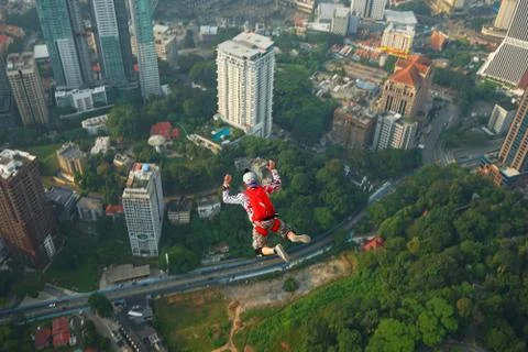 Base Jumpers Stock Photos