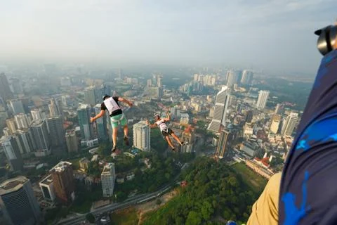 Base Jumpers Stock Photos