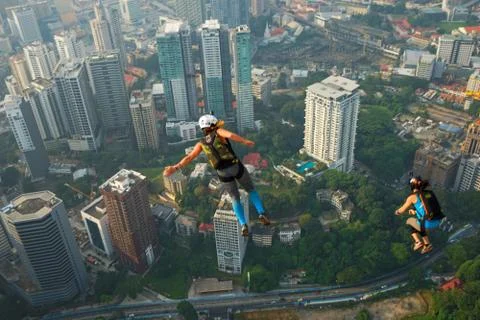 Base Jumpers Stock Photos
