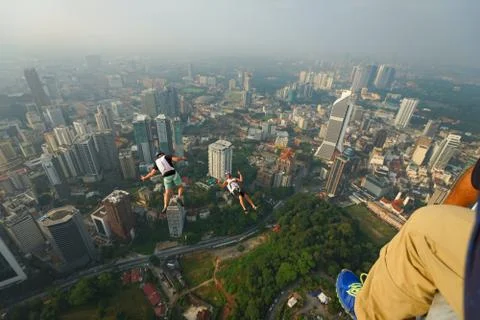 Base Jumpers Stock Photos