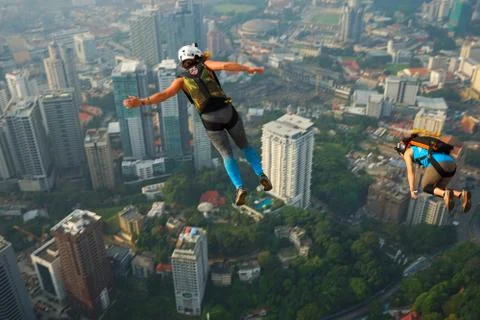 Base Jumpers Stock Photos