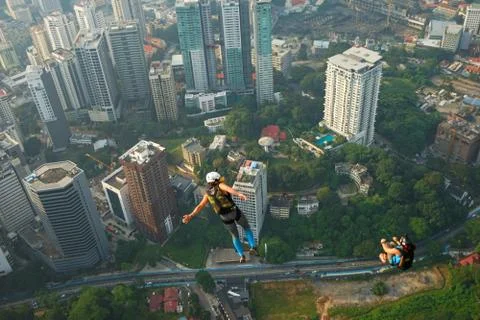 Base Jumpers Stock Photos