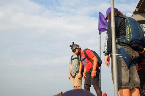 Base Jumpers Stock Photos