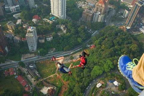 Base Jumpers Stock Photos