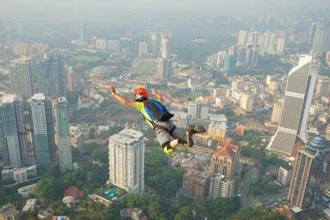 Base Jumpers Stock Photos