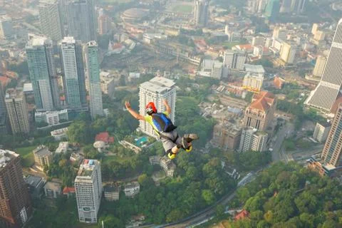 Base Jumpers Stock Photos