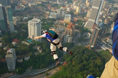 Base Jumpers Stock Photos