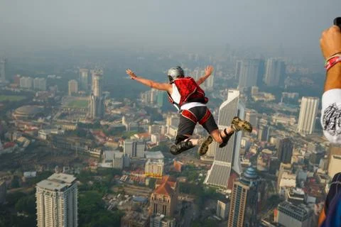 Base Jumpers Stock Photos