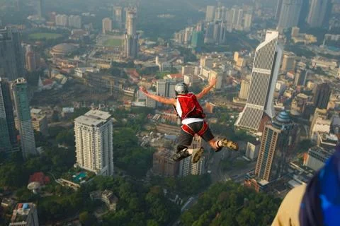 Base Jumpers Stock Photos