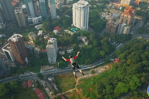 Base Jumpers Stock Photos