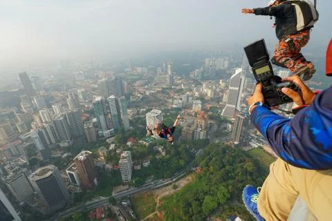 Base Jumpers Stock Photos