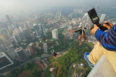 Base Jumpers Stock Photos