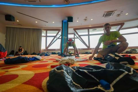 Base Jumpers Stock Photos