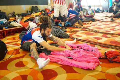 Base Jumpers Stock Photos