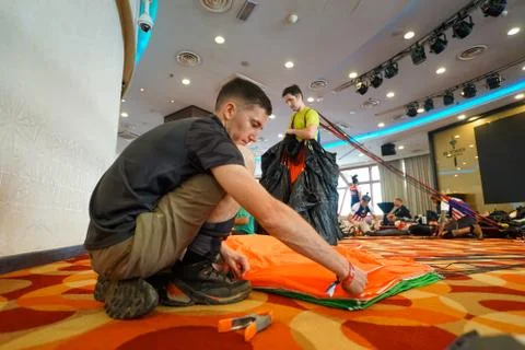 Base Jumpers Stock Photos