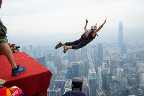Base Jumpers Stock Photos
