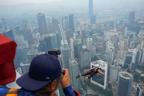 Base Jumpers Stock Photos