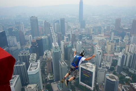 Base Jumpers Stock Photos