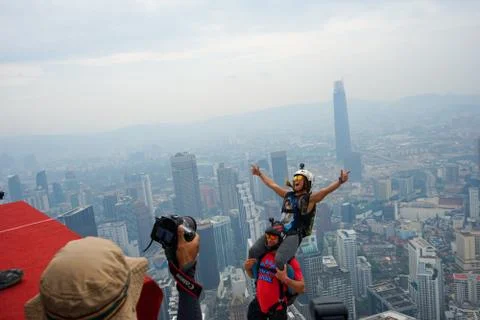 Base Jumpers Stock Photos