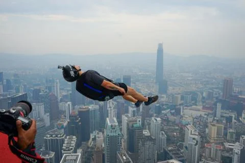 Base Jumpers Stock Photos