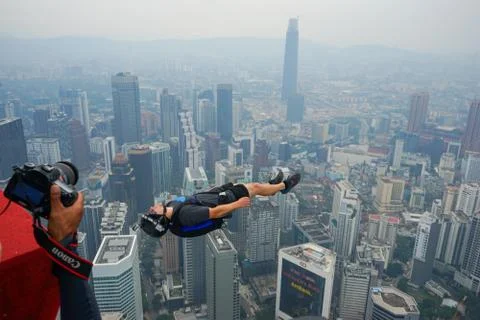 Base Jumpers Stock Photos