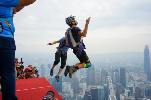 Base Jumpers Stock Photos