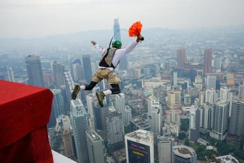 Base Jumpers Stock Photos