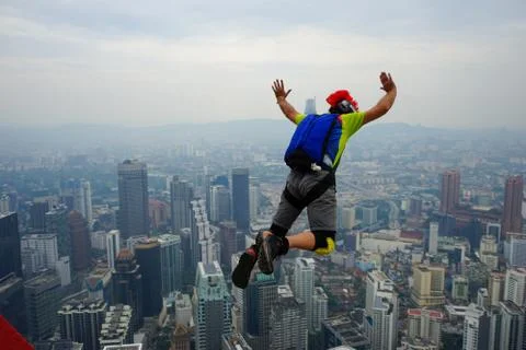 Base Jumpers Stock Photos
