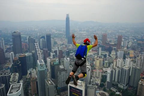 Base Jumpers Stock Photos