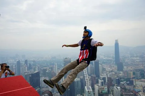 Base Jumpers Stock Photos