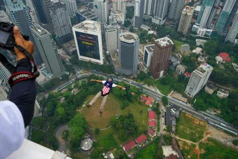 Base Jumpers Stock Photos