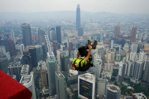 Base Jumpers Stock Photos