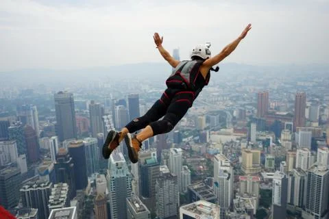 Base Jumpers Stock Photos