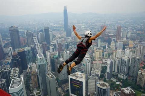 Base Jumpers Stock Photos