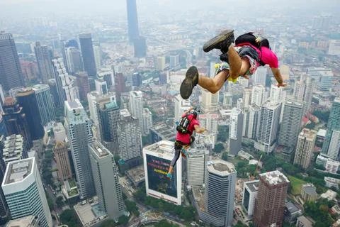 Base Jumpers Stock Photos