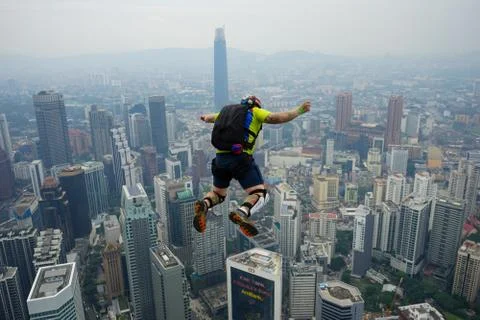 Base Jumpers Stock Photos