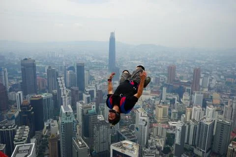 Base Jumpers Stock Photos